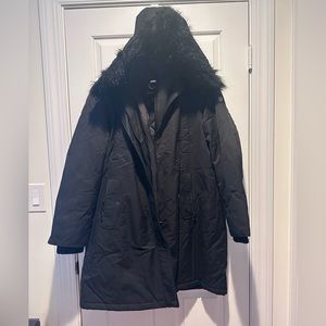 Heavy Winter Jacket with Hood